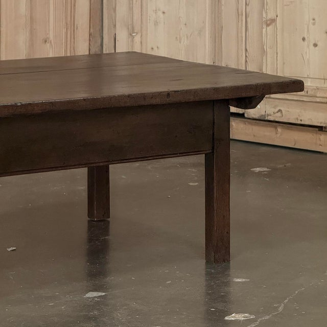 Antique 18th Century Country French Rustic Farmhouse Coffee Table For Sale - Image 18 of 18