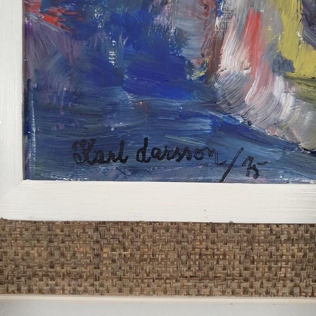 Karl Larsson, Abstract Still Life, 1975, Oil on Panel For Sale - Image 18 of 18