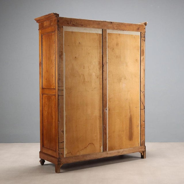 Walnut Wardrobe, Italy, Late 19th Century For Sale - Image 10 of 11