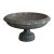 C. 1950 Platinum Striata Marble Fruit Bowl with Pedestal Base For Sale - Image 13 of 13