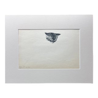 Vintage Clare Turlay Newberry Cat Print for "Mittens" in 14x18 Mat EUC For Sale