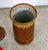 Brown Mid Century Modern Lidded Jar Pot Round Clay Brown Studio Pottery Stoneware MCM For Sale - Image 8 of 12