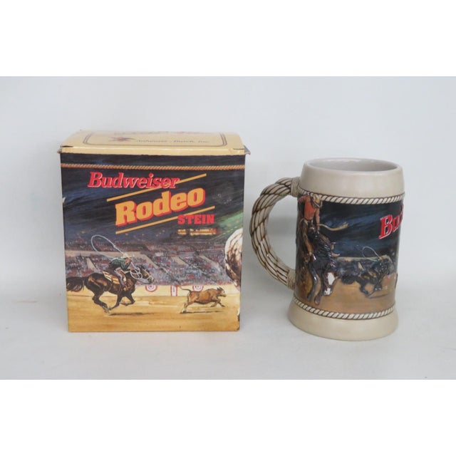 This classic Budweiser Beer Stein is made of ceramic, and even comes in the original cardboard box. This gorgeous...