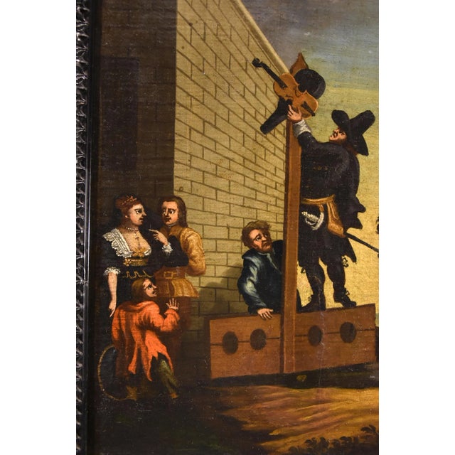 Samuel Butler Hogarth, Hudibras Triomphante, 1700s, Oil on Canvas For Sale - Image 8 of 13