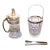 Mid 20th Century Silverplate & Crystal Orange Juice Set- 3 Pieces For Sale