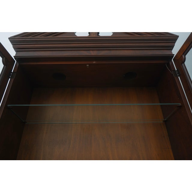 Brown Hepplewhite Style Mahogany Drop Front Secretary Desk For Sale - Image 8 of 18