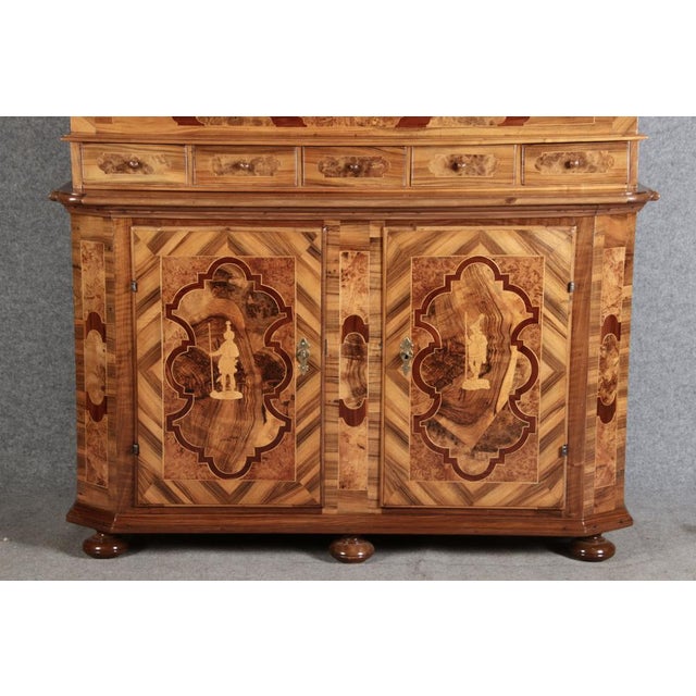 Antique Baroque Top Cabinet, 1730s For Sale - Image 6 of 18