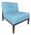 Adriana Hoyos Teal Lounge Chair For Sale