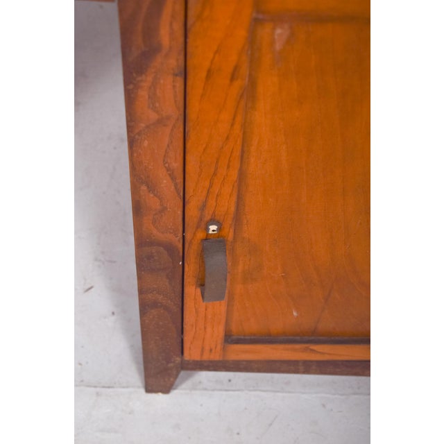 Brown Mid-Century Portuguese Desk in Oak from Olaio, 1950s For Sale - Image 8 of 13