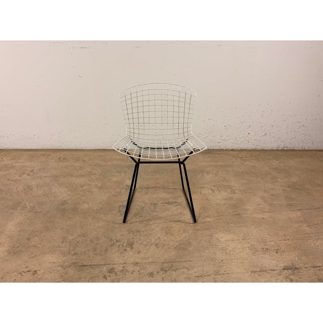 Black Side Chair by Harry Bertoia for Knoll International, 1980s For Sale - Image 8 of 14
