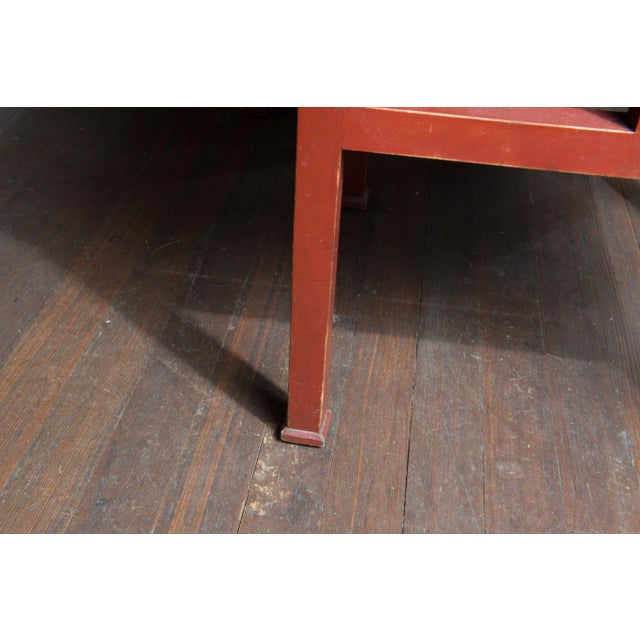 James Mont 12 Art Moderne Red Dining Chairs, 1940s For Sale - Image 4 of 13