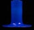 Vistosi Murano 1960s Mid-Century Modern Blue Lattimo Pendant Lamp by Alessandro Pianon for Vistosi For Sale - Image 4 of 8