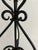 Black Vintage Wrought Iron Scrollwork Table Lamp For Sale - Image 8 of 12