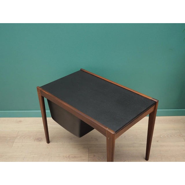 Danish Teak Sewing Table, 1960s For Sale - Image 6 of 13