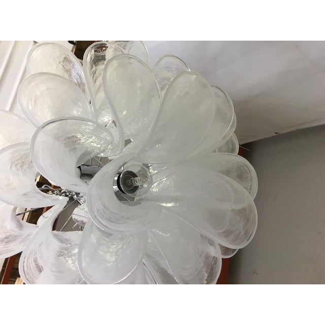Murano Style Glass Sella Alabastro Color Chandelier from Simoeng For Sale - Image 12 of 14