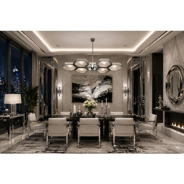 21st Century Italian Esagoni Chandelier by Fabio LTD For Sale - Image 9 of 9