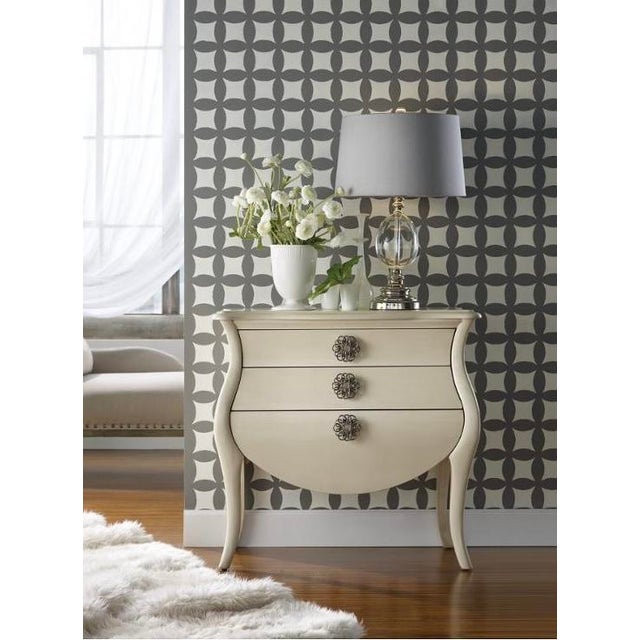 Set of 2 Hooker Pippa Bombe Chest Dimensions: 34.25"H x 35.25"W x 18"D Weight: 101lbs each *Antique White *Antique Silver...