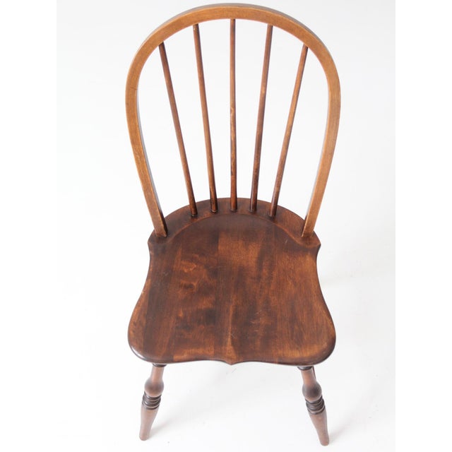 Mid 20th Century Mid-Century Windsor Style Spindle Back Chair For Sale - Image 5 of 12
