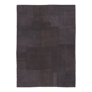Vintage Anatolian Patchwork Rug, in Brown, Mauve and Charcoal Tones - Rug & Kilim For Sale