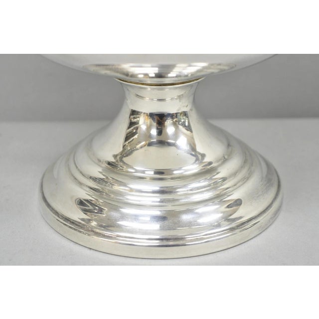 Vintage Sheridan Silver Plated Trophy Cup Urn Champagne Chiller Ice Bucket For Sale In Philadelphia - Image 6 of 16