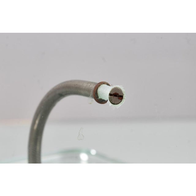 Italian Thick Glass Bookends in the style of P. Chiesa for Fontana, 1950s, Set of 2 For Sale - Image 10 of 15