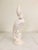 1950s White Ceramic Cockatoo Bird Sculpture For Sale - Image 6 of 9