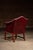Animal Skin Vintage Burgundy Tufted Leather Chesterfield Club Chair For Sale - Image 7 of 18