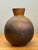 Late 20th Century Vintage Brown Glazed Ceramic Vase For Sale - Image 5 of 14