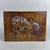 High Relief Painting of Horses in Embossed Copper by Studio Cellini For Sale - Image 9 of 13