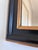 Wood Antique French Louis Philippe Full Length Mirror – Black and Gold, Late 19th Century For Sale - Image 7 of 9