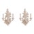 Vintage Palm Beach Pair of Parrot Bird Wall Light Sconces Newly Wired For Sale