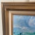 Capture the vibrant allure of the Mediterranean coast with this original, mid-century expressionist landscape oil...