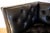 1990s Black Leather Chesterfield Armchair Corner Salon Moschino Haslam Country House Designer, 1990s For Sale - Image 5 of 18