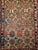 Brown Vintage Afghan Silk Room Size Rug in Allover Pattern in Ivory, Burgundy, Brown For Sale - Image 8 of 15