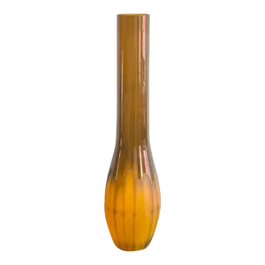Salviati Murano Amber Glass Vase 'Bulbi' 2002