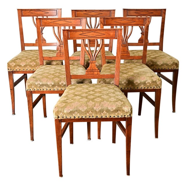 19th Century Swedish 19th Century Carved Oak Dining Chairs – Set of Six For Sale - Image 5 of 13