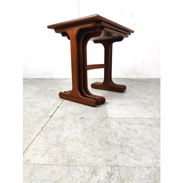 1950s Set of Nesting Tables in Teak from G-Plan, 1950, Set of 3 For Sale - Image 5 of 13