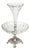 Art Nouveau Silvered Metal and Crystal Soliflore Centrepiece For Sale