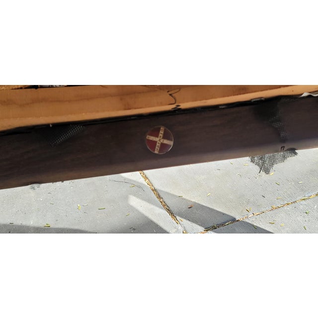 Mid-Century Danish Modern Finn Anderson Barrel Back Club Chair for Selig Denmark For Sale In San Diego - Image 6 of 6