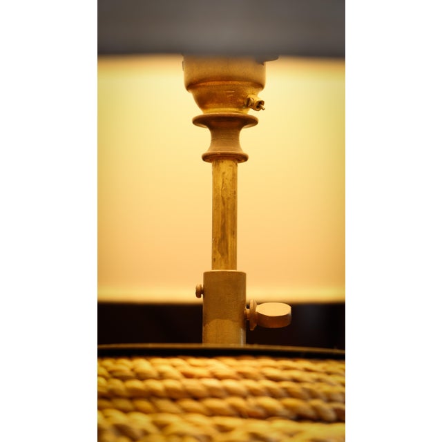 Early 21st Century Large Lombok Natural Rattan Woven Table Lamps, 2010s, Set of 2 For Sale - Image 5 of 12