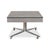 Glass Grey Coffee Table with Manual Function and Storage Compartment in Plastic Decor by Ronald Schmitt For Sale - Image 11 of 13