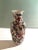 Ceramic Vintage Asian Floral Red, Green & White Decorative Vase For Sale - Image 7 of 13
