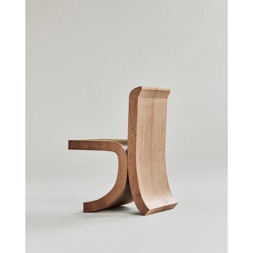 Contemporary Platane Chair in Plane Tree Wood by Mono Editions For Sale - Image 3 of 5