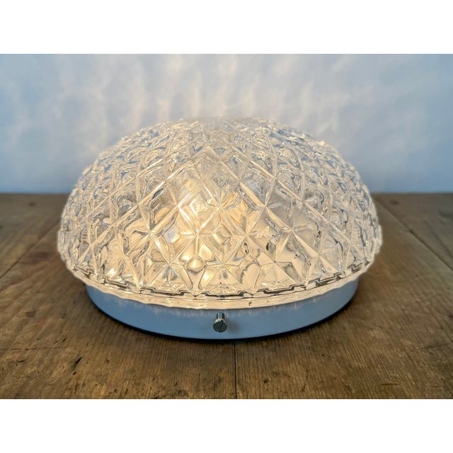 Vintage Glass Wall Light, 1970s For Sale - Image 13 of 17