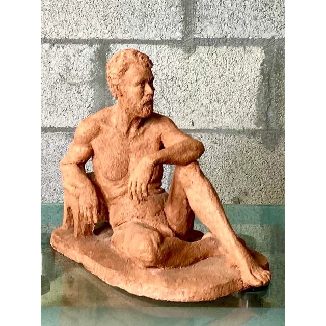 Figurative Vintage Expressionist Figural Sculpture For Sale - Image 3 of 12