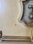 French Provincial-Style Cabinet/Sideboard — Cream & Gold, Carved Door Panels, Shield Pulls For Sale - Image 12 of 12