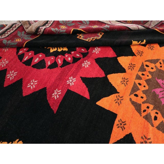 Mid-20th Century Turkish Anatolian Large Tribal Room Size Carpet For Sale - Image 10 of 10