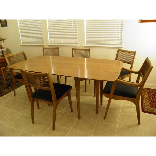 DrexelHeritage DropLeaf Sofa Table and ChairsByJohnVan Koert