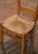French Country 19th Century Country French Beech Wood and Rush Prayer Chair From Normandy For Sale - Image 3 of 7
