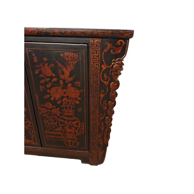 20th Century Chinese Carved Sideboard For Sale - Image 4 of 4